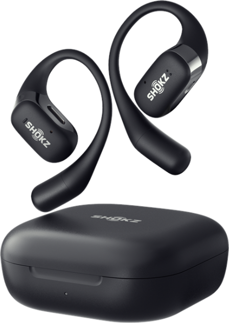 Бездротові навушники Shokz OpenFit Black (810092675747) - зображення 1