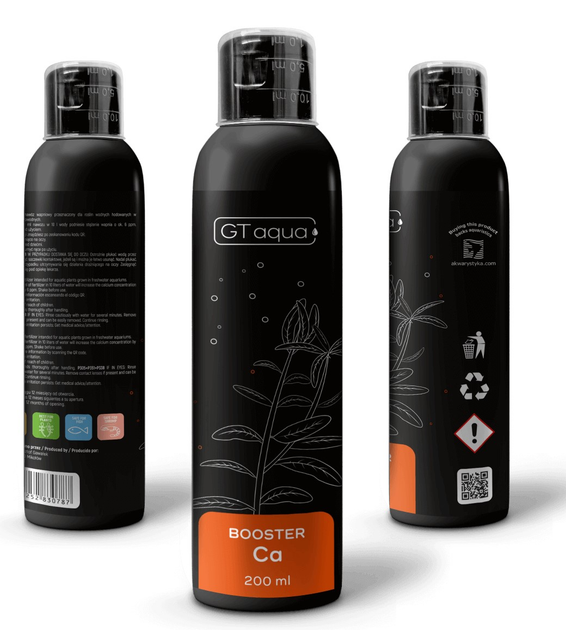 Добриво з кальцієм для акваріумних рослин GT Aqua Booster Ca 200 мл (5908252830787) - зображення 2