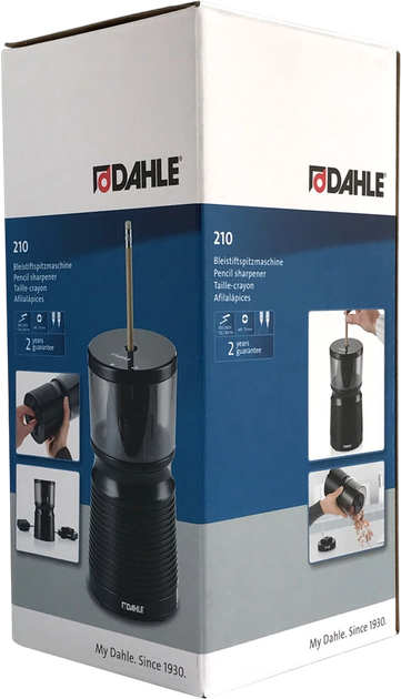 Точилка електрична Dahle одинарна чорна (4009729066317) - зображення 6