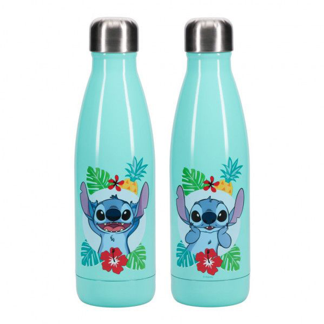 Пляшка для води Paladone Disney Stitch Синя 500 мл (5056577705256) - зображення 2