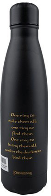 Butelka na wodę Cinereplicas Movies The Lord of the Rings Czarna 500 ml (4895205612044) - obraz 3