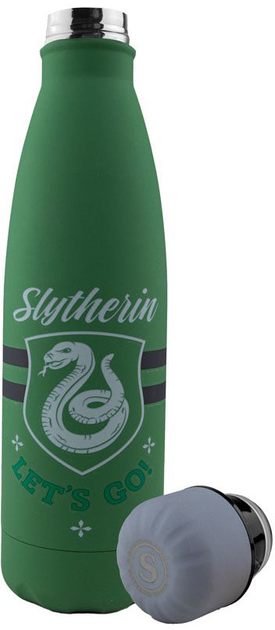 Пляшка для води Cinereplicas Movies Harry Potter Slytherin Зелена 500 мл (4895205615120) - зображення 3