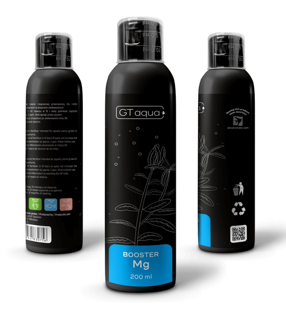 Добриво з магнієм для акваріумних рослин GT Aqua Booster Mg 200 мл (5908252830756) - зображення 2