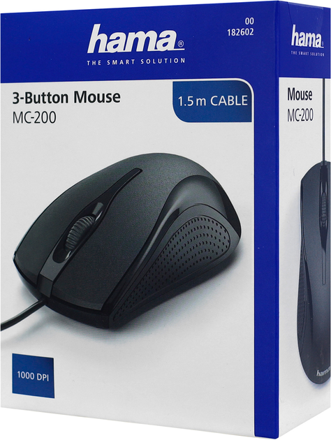 Миша Hama MC-200 USB Black (00182602) - зображення 7