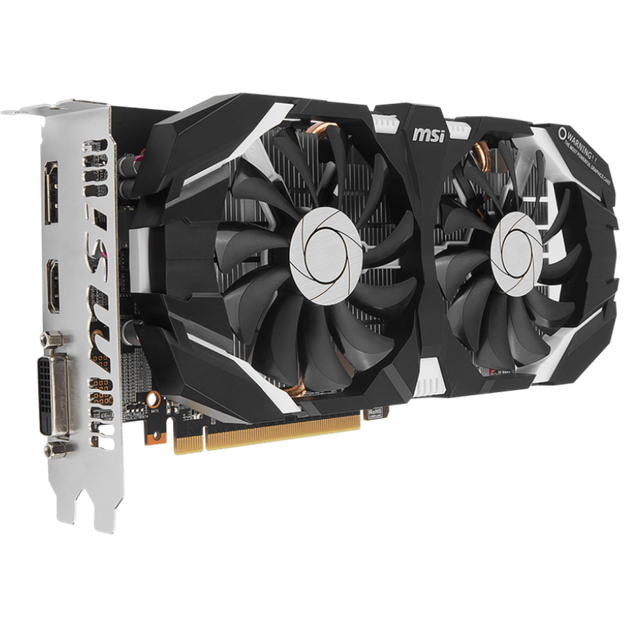 Відеокарта MSI GeForce GTX 1060 OC 6GB GDDR5 (GeForce GTX 1060 6GT OCV1:5) - зображення 2