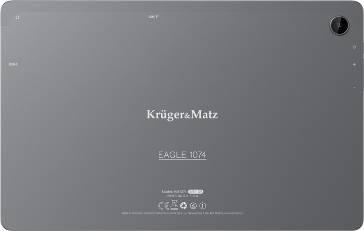 Планшет Kruger&Matz EAGLE 1074 LTE Graphite (5901890097543) (KM107420240107356) - Уцінка - зображення 3