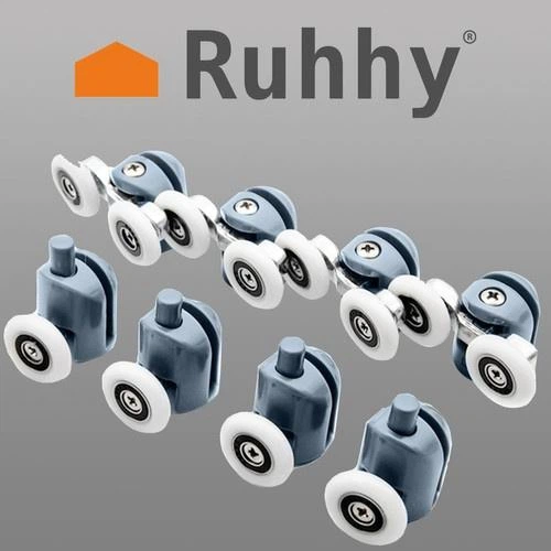 Ролики для душової кабіни – 8 шт. Ruhhy 9646 - зображення 2