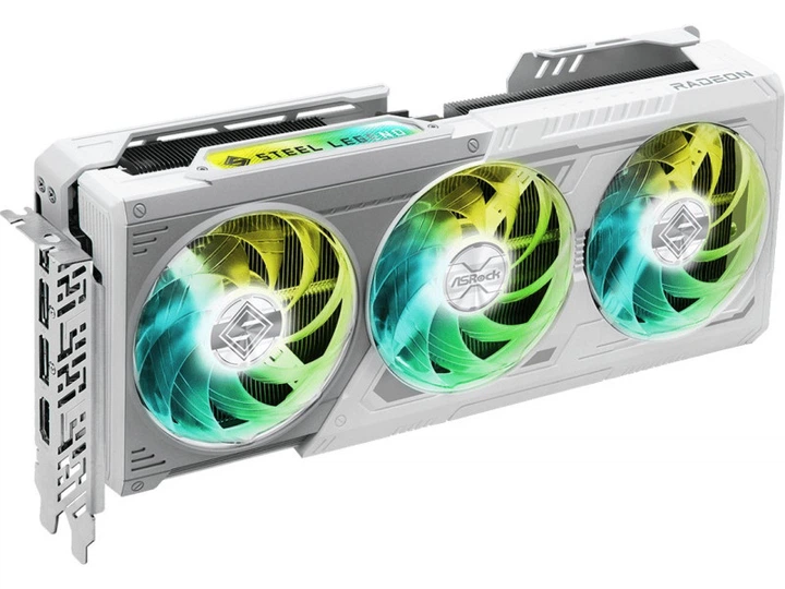 Відеокарта ASRock Radeon RX 9070 XT Steel Legend 16GB (RX9070XT SL
