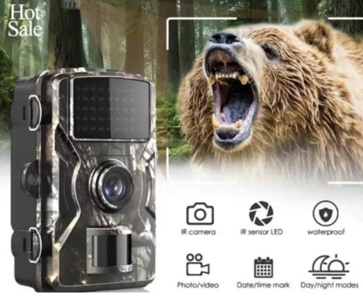 Фотоловушка с экраном и датчиком движения Suntek DL100 12 мп камера охотничья с ночной съемкой и ip65 - изображение 8