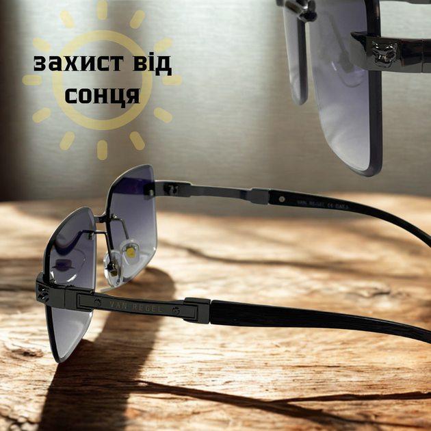 Солнцезащитные очки женские Van Regel vr8234 Фиолетово-серые (ROZ6501063054) - изображение 3