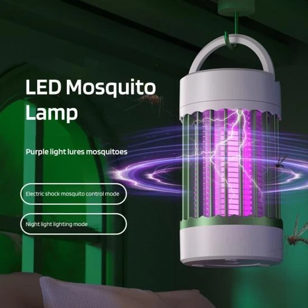 Лампа для знищення комах USB Camping Mosquito Lamp MA553 - зображення 3