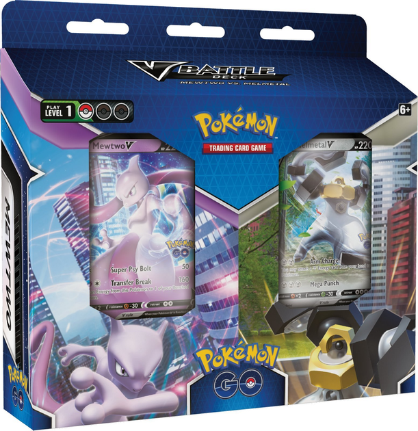 Набір карт Pokemon GO Mewtwo проти Melmetal 2 колоди (820650850493) - зображення 1