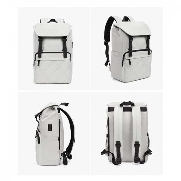 Рюкзак Tigernu T-B9381 15.6" Light Grey - зображення 2