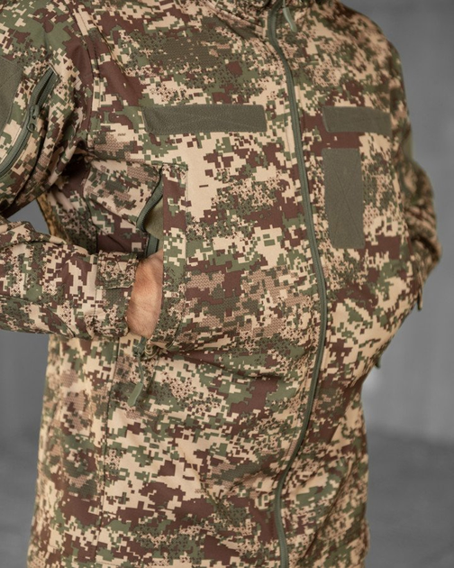 Форма Softshell на флісі Куртка з капюшоном + Штани хижак розмір L - изображение 7