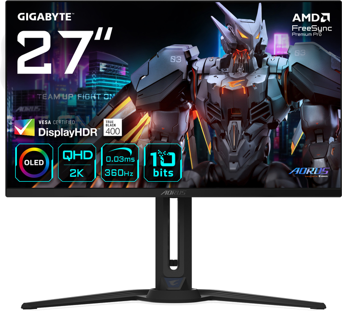 Монитор GIGABYTE AORUS FO27Q3 EK - изображение 2