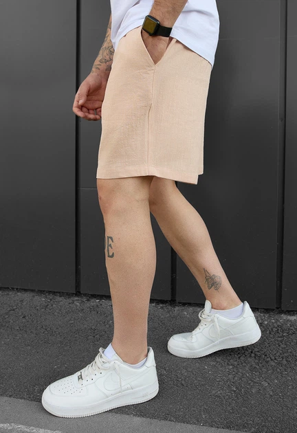Шорти чінос Staff light beige S - Фото 4 Шорти чінос Staff light beige S - изображение 4