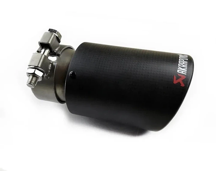 Насадка наконечник глушника Akrapovic АК66-89 JB carbon d66мм L175мм зовн d89мм на вихлопну трубу SV0651 - зображення 2