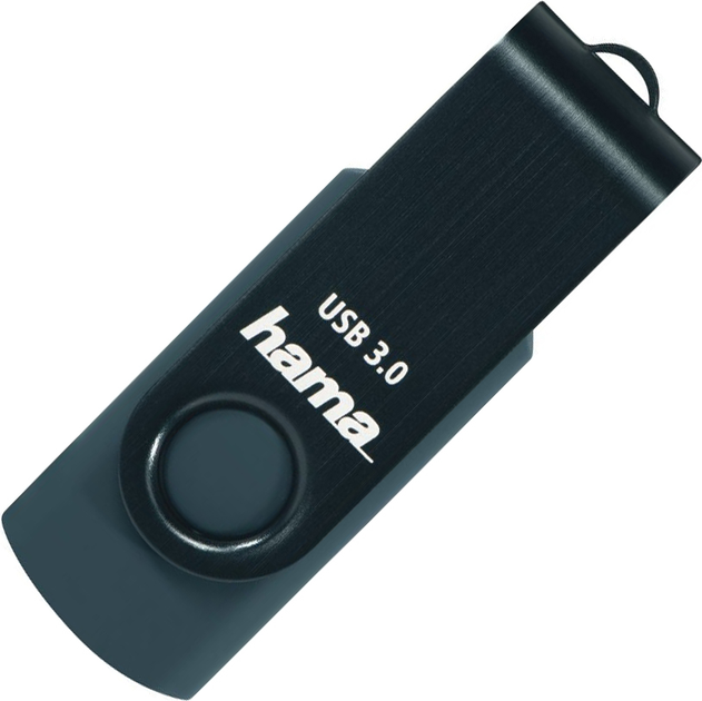 Pendrive Hama Rotate 256GB USB 3.0 Blue (4047443435927) - obraz 1