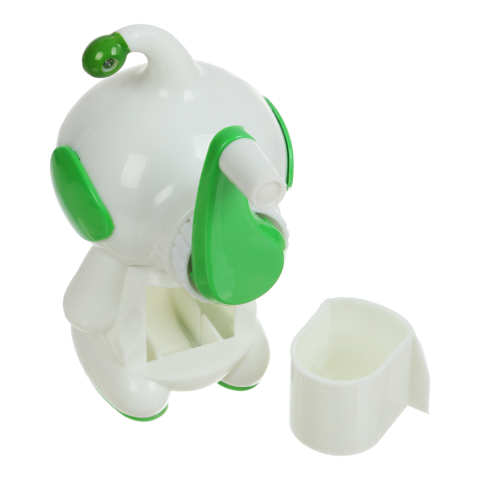 Чинка механічна ZiBi KIDS Line 5516-15 КОСМІК, біло-зелена /ZB.5516-15/ - изображение 3