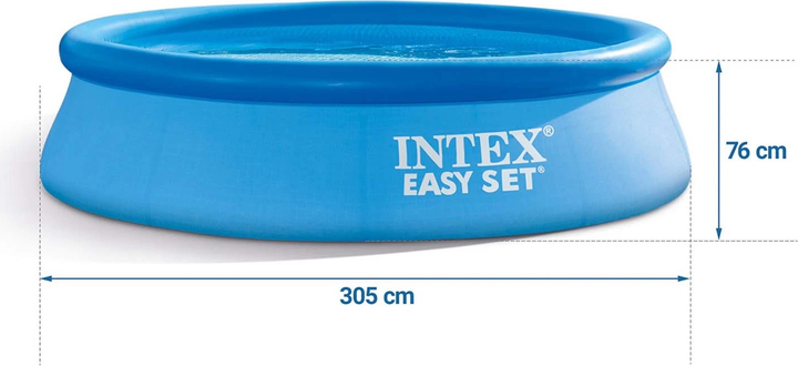 Садовий наливний басейн Intex 28122 305 x 76 см 3 в 1 (078257281220) - зображення 7