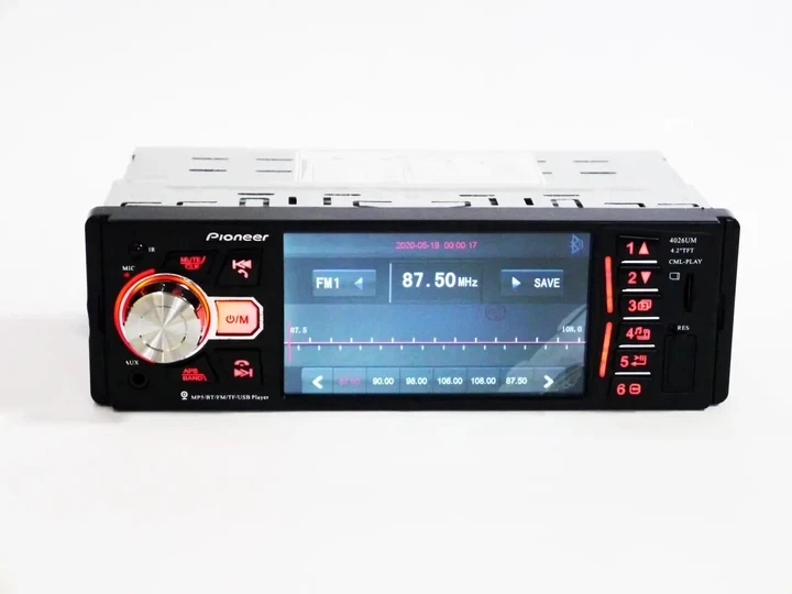 Магнитола Pioneer 4026UM экран 4,1'' USB SD Bluetooth для Audi, BMW, Chery, Chevrolet, Citroen, Daewoo, Fiat, Ford, Geely, Honda, Kia, Mazda, Opel, BYD, Skoda - изображение 2
