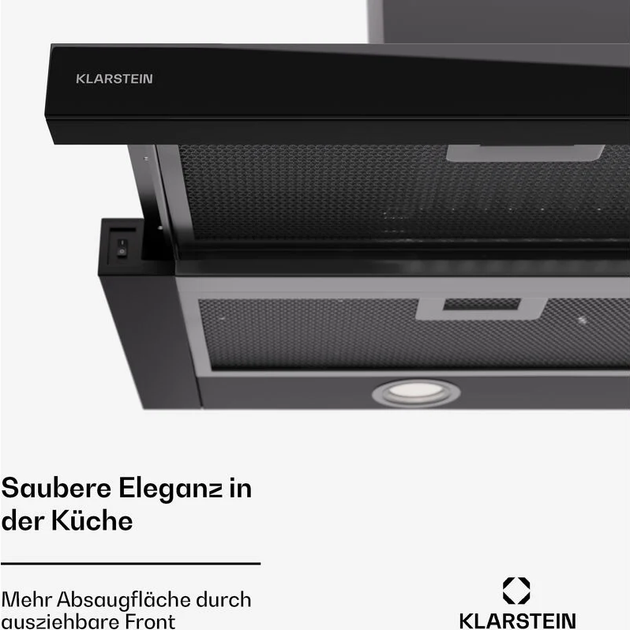Вытяжка KLARSTEIN Mariana Neo 90 640 м3/ч с плоским экраном 90 см - изображение 3