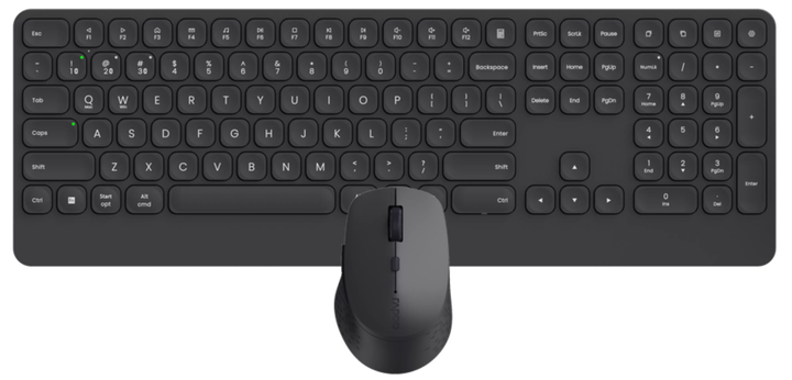 Zestaw bezprzewodowy Rapoo 9390M Multi-mode Black (6940056131355) - obraz 2