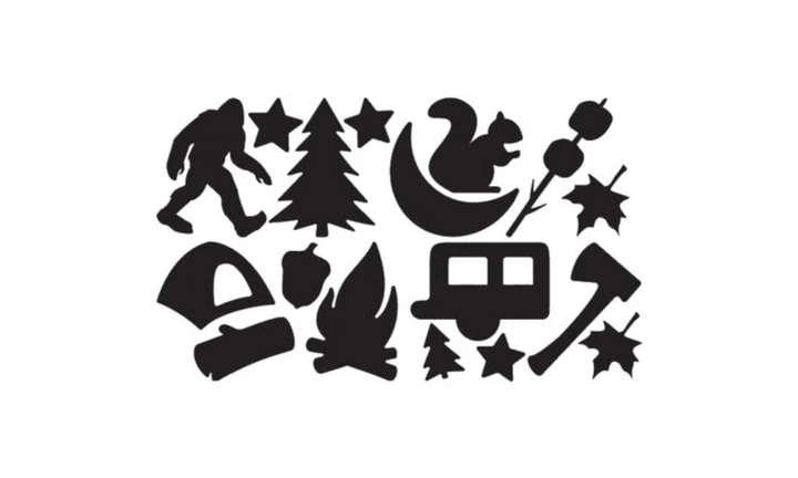 Набір фігурних латок Gear Aid by McNett TENACIOUS TAPE Gear Patches Camping - Фото 2 Набір фігурних латок Gear Aid by McNett TENACIOUS TAPE Gear Patches Camping - изображение 2