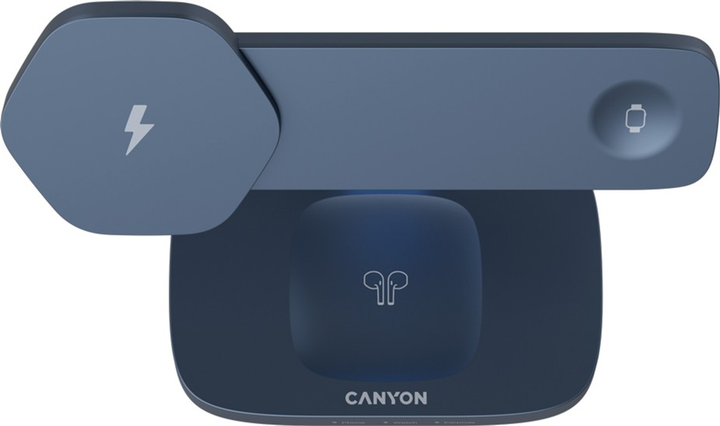 Ładowarka bezprzewodowa Canyon Hexagon 310 Dark Blue (CNS-WCS310DGBL) - obraz 3