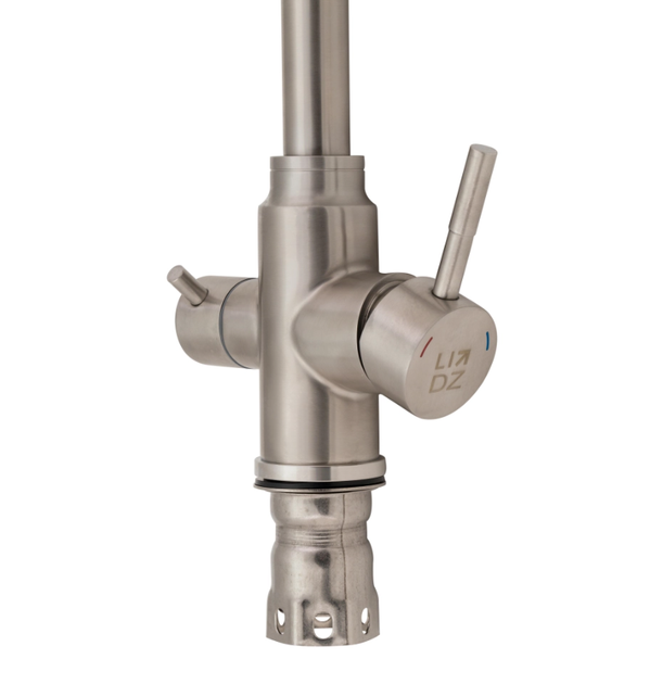 Змішувач для кухні Lidz Aria 020F1(k35)12 32 020F-13 Nickel (під осмос та хол/гор. воду) - зображення 2