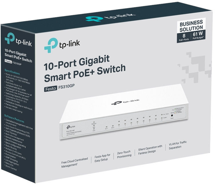 Комутатор TP-LINK Festa FS310GP - зображення 6