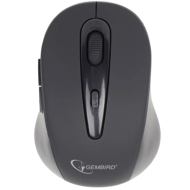 Мышь беспроводная оптическая Gembird MUSWB2 1600dpi Bluetooth 6-кнопочная на батарейках Black - Фото 1 Мышь беспроводная оптическая Gembird MUSWB2 1600dpi Bluetooth 6-кнопочная на батарейках Black - изображение 1