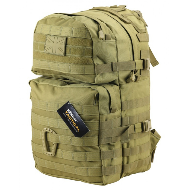 Рюкзак тактический Kombat UK Medium Assault Pack 40L Койот (KB-MAP-COY) - Фото 1 Рюкзак тактический Kombat UK Medium Assault Pack 40L Койот (KB-MAP-COY) - изображение 1