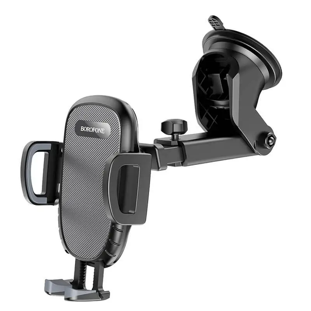 Автомобильный держатель для телефона Borofone BH53 Windy center console car holder Black - изображение 3