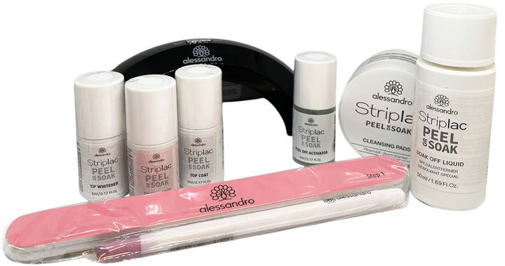 Стартовий набір для манікюру Alessandro Striplac Peel or Soak Starter Kit + LED-лампа (4025087485218) - зображення 2