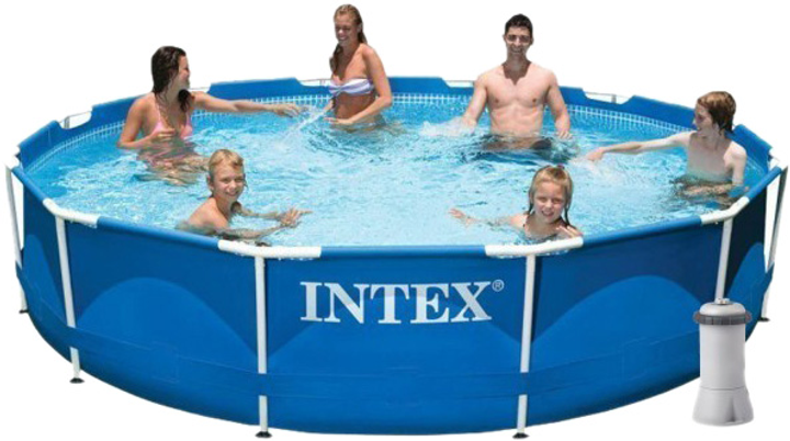 Басейн каркасний Intex 366 х 76 см 9 в 1 28212 (0078257282128) - зображення 2