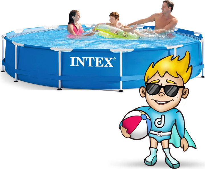 Basen stelażowy Intex 366 x 76 cm 28210 (0078257282104) - obraz 4