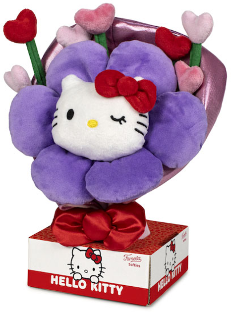 М'яка іграшка Giochi Preziosi Hello Kitty Букет квітів плюшева 30 см 760025501 (8425611355011) - зображення 1