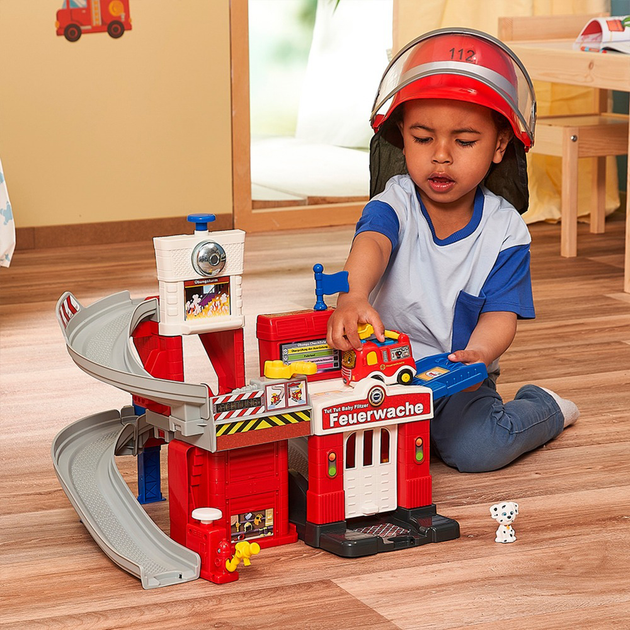 Zestaw do zabawy Vtech Tut Tut Baby Flitzer Posterunek straży pożarnej 80-543004 (3417765430046) - obraz 4