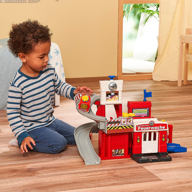 Zestaw do zabawy Vtech Tut Tut Baby Flitzer Posterunek straży pożarnej 80-543004 (3417765430046) - obraz 6