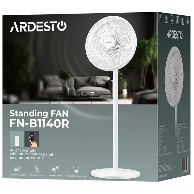 Вентилятор Ardesto FN-B1140R - изображение 9