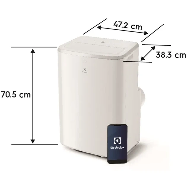 Кондиціонер мобільний ELECTROLUX EXP26U339CW - изображение 2