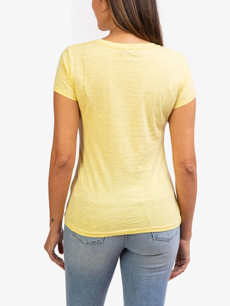 Футболка бавовняна жіноча U.S. Polo Assn 212201-PO00A (SUNSHINE) M Жовта (786660288445) - зображення 2