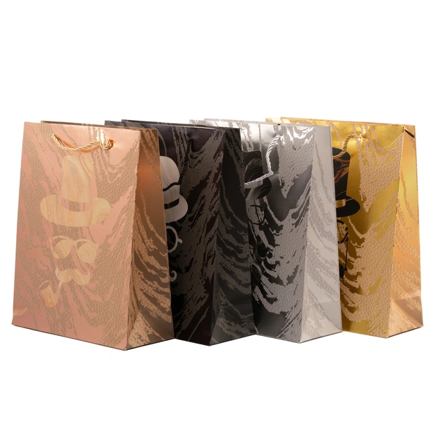 Подарунковий пакет, 26*32*10, L, чол., Bag21 - изображение 5