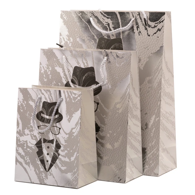 Подарунковий пакет, 26*32*10, L, чол., Bag21 - изображение 6