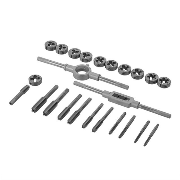 Набор метчиков и плашек Intertool M5 x 6 x 8 x 10 x 12 x 1/8" (24ед) (SD-8026) - изображение 2