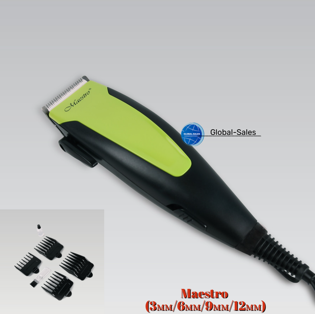 Машинка для стрижки Maestro MR-656C (MR-656C-GREEN) - Фото 2 Машинка для стрижки Maestro MR-656C (MR-656C-GREEN) - зображення 2