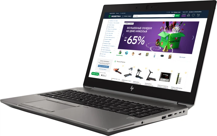Ноутбук Б/У HP Zbook 15 G6 / Екран 15.6" FHD IPS / Intel Core i5- 9300H / RAM 16Gb / SSD 512Gb NVMe / Nvidia Quadro T1000- 4Gb / Для Графики - изображение 2