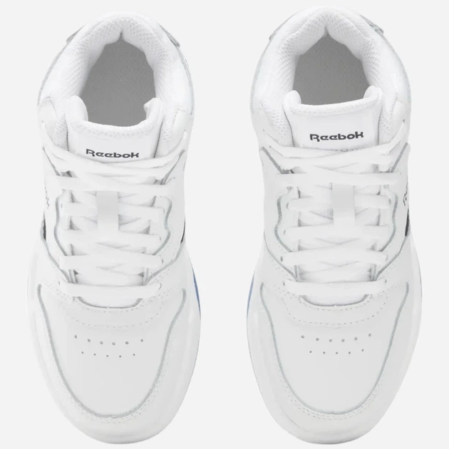 Sneakersy młodzieżowe chłopięce Reebok BB 4500 Court 100208226 36.5 (4.5UK) Białe z czarnym (1200143802373) - obraz 4