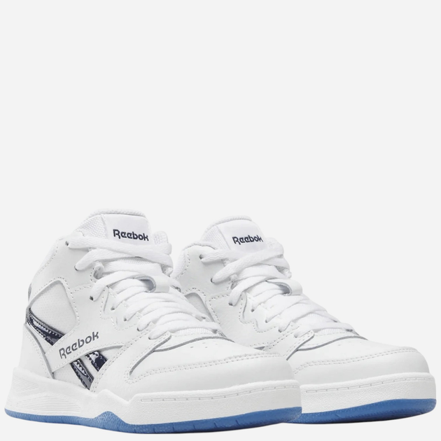 Sneakersy chłopięce Reebok BB 4500 Court 100208226 36.5 (4.5UK) Białe z czarnym (1200143802373) - obraz 2